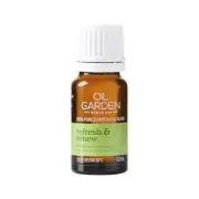 Oil Garden Essential Oil Blend Refresh & Renew 12ml