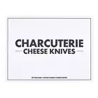 Cheese Knives Set of 4 Book Box Size 7in W x 8.75in H x 1.25in D Pack of 2