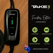TAKE3 GO Portable EV Charger | 5m Cable, 2kW, Type 2, IP66 - For Tesla, BYD, MG