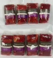 8 Red Curly Roving Felting 100 percent Wool Dimensions Needle .25 ounces