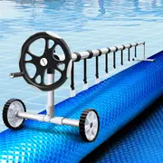 11x4.8m Aqua Buddy Pool Cover 500 Micron Blue Swimming Pool Solar Blanket 5.5m Roller