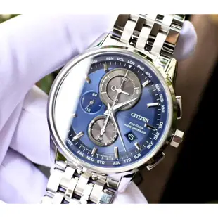 CITIZEN 星辰光動能萬年曆 電波錶 藍寶石 鋼錶 AT8110-61L【Watch On-line Store 】