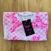BONDS x Barbie Wondersuit Gingham Pink Size 000 00 BNWT
