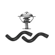 Gates Thermostat + Radiator Hose Kit for Mitsubishi Triton MK K76T 3.0L 133KW