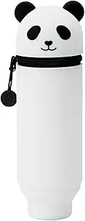 Lihit Lab PuniLabo Stand Up Pen Case (Pen Holder), 2.4" x 7.8", Panda (A7712-6), Medium: 2.4 x 7.8 inches