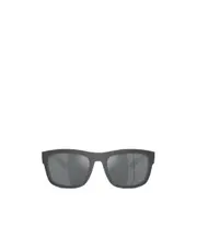 Prada Eyewear Square Frame Sunglasses 56 ash