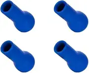 Mellisso 4X Fishing Rod Butt Cushion Gimbal Fishing Fighting Belt Waist Holder Shock Absorption Fighting Pole Holder,Blue