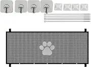 Portable Baby Gate,Retractable Safety Gate - Detachable Breathable Pet Fence Home Stair Door for Doorways Corridors Hallways Terraces