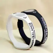 Power Energy Bracelets Sports Wristbands Balance Ion Magnetic Therapy Silicone.