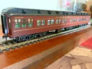 PENNSYLVANIA "HEAVYWEIGHT" SOLARIUM OBS TAIL CAR HO Scale-w/INTERIOR NEW RTR OOP