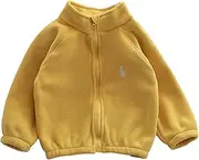 [FEESHOW] Boys Fleece Jacket Long Sleeve Sweat Tops Sweater Jacket Sports Running Training Workout