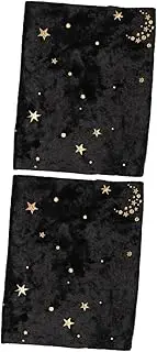Tofficu Gold Stamping Book Cover Cloth Book Sleeve for Protection Gold-Stamped Design for Hardback Novels Reusable