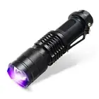 Mini UV Flashlight LED Ultraviolet Torch Light UV Lamp Zoomable 3 Modes Out.ha