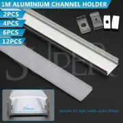 20mm Led Strip Lights Thin Aluminium light channel Profile bar for Cabinet 1m
