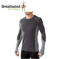 在飛比找松果購物優惠-美國 SmartWool 男Phd機能輕量長袖衫《石墨灰》S