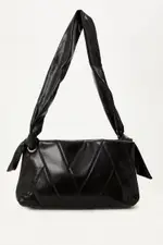 Black Plus Under Arm Quilted Bag