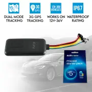 Elinz 3G GPS Tracker Real Live Tracking Device Security Vehicle Car Anti-Theft 12V-36V Bike Caravan Truck Boat with ALDI Sim Card