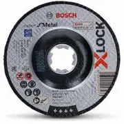 BOSCH X-LOCK 125 x 2.5mm Depressed Centre Metal Cut Off Disc - EXPERT for METAL