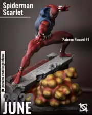 Scarlet Spider resin figure 1/6 unpainted