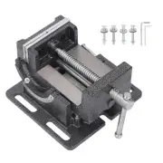 Table Vise Clamp 4 Inch Bench Vise 90 Degree Crossed V Groove Removable Jaw