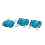 Flat Fuse Blade Fuse 60A 32V Auto Car Truck Motorbike SUV Blue Pack of 3