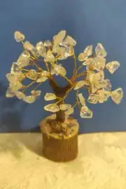 Natural Multicolor Stones Crystal Tree of Life, Gemstone Tree, Wire Tree Trunk