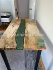 Green Epoxy Resin Dining Table