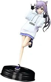 DKLQXCE Gensshin-Imppact Keqing Figure, Desktop Figure Decorations for Anime Fans, PVC Anime Collection Model Decorations, Birthday Gift, Holiday Wishes Collected Items (8 x 9 x 18.5 cm