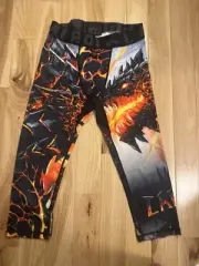LAFROI Men's Quick Dry Cool Compression Fit Tights Leggings Waistband XL