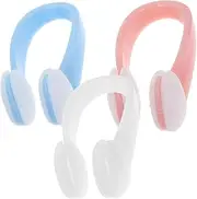 Gatuida 3Pcs Swimming Nose Clips for Adults Ergonomic Non Skid Design Nose Plugs for Swimming Comfortable Skin Friendly for Diving and Surfing