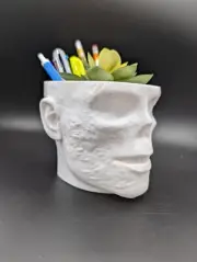 Fallout Ghoul Head Planter Pen Holder Inspired by Amazon's Fallout Series (L)