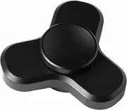 INDISTRACTABLE Metal Fidget Spinner for Adults (Tri Spinner, Black) Quality Fidget Toy for ADHD