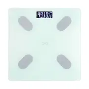 Wireless Bluetooth Digital Bathroom Body Fat Scale 180KG Scales Weight BMI Wate white