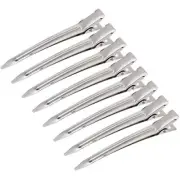 3.5 inches Metal Curl Clips Duck Bill Sectioning Clips Alligator Hair Clips