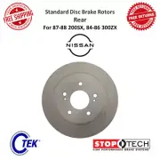 StopTech C-Tek Standard Disc Brake Rotor Rear Floating For Nissan 200SX / 300ZX (for: Nissan)