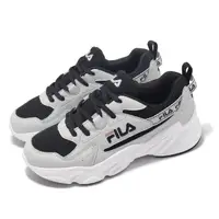 在飛比找momo購物網優惠-【FILA】休閒鞋 Hidden Tape 7 女鞋 灰 黑