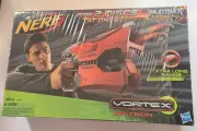 NERF Hasbro Vortex Diatron Multishot Madness Fires 2 Disc At Once W/8 Disc NIB
