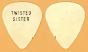 Twisted Sister Jay Jay French BONE WHITE Vintage Guitar Pick - 1979 Tour