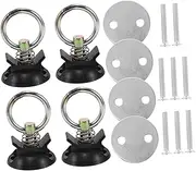 Tie Down Anchors 4pcs Fixed Ring Hook Pull Ring Quick Setup for Versatile Vehicle Tie Down