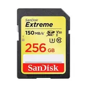 [5 Year Warranty] SanDisk SDXC Card 256GB Extreme UHS-I U3 V30 Compatible Ultra