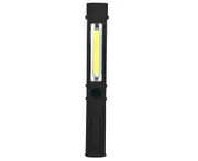 Portable Super Bright LED Pocket Pen Light Magnetic Work Light Flashlight with Clip Black