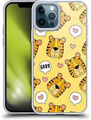 Head Case Designs Officially Licensed Haroulita Tiger Animal Patterns Gel Case [Military Grade Protection] Compatible with Apple iPhone 12 Pro Max