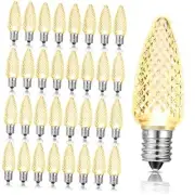 Pieces C9 Christmas Light Replacement Bulb E17 LED Christmas 50 Warm White