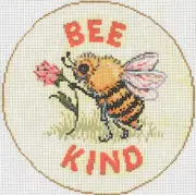 Needlepoint Handpainted Sandra Gilmore Bee Kind