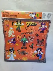 Disney Halloween Static Window Clings Mickey Mouse And Friends