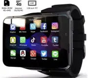 4G Smart Watch 2.88" Touch Screen 9.0Android/iOS Dual Camera Wristwatch 4GB+64GB