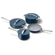 CARAWAY HOME 9-Piece Ceramic Nonstick Cookware Set in Navy