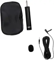EPIGEIST 1 Set Clip Saxophone Pickup Microphone with Storage Bag Condenser Loudspeaker for Musical Instruments Sensitive and Portable Design Long Connecting Wire for Saxophone and Erhu