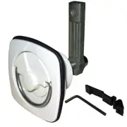 PERKO FLUSH LATCH - WHITE
