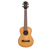 New Tiki Solid Spruce Top Tenor Ukulele with Hard Case (Natural Gloss)